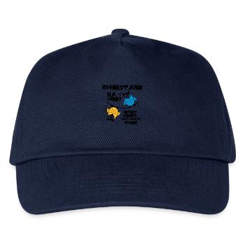 Eulen Ruhestand - na und? - Kinder Basecap - Navy - Vorne