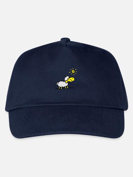Schäfchen Sonne 3 - Kinder Basecap - Navy