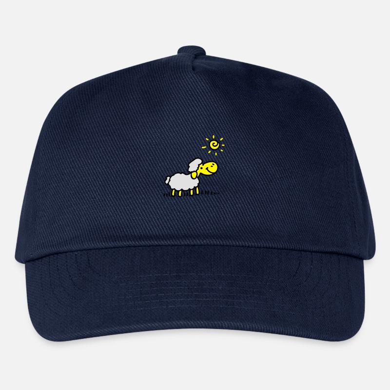 Schäfchen Sonne 3 - Kinder Basecap - Navy