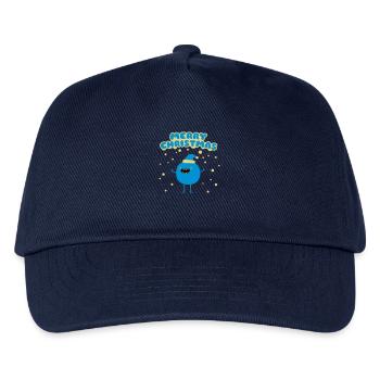 Lustiger Weihnachtsmann - Merry Christmas - Kinder Basecap - Navy - Vorne