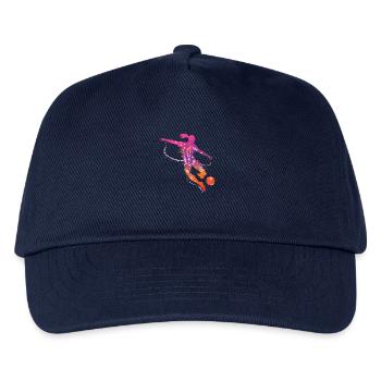 soccer female de - Kinder Basecap - Navy - Vorne