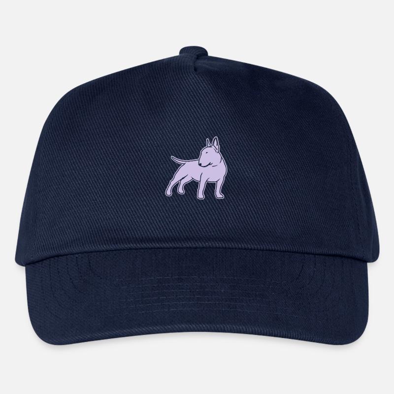 Bullterrier cn_single_1c_4dark - Kinder Basecap - Navy