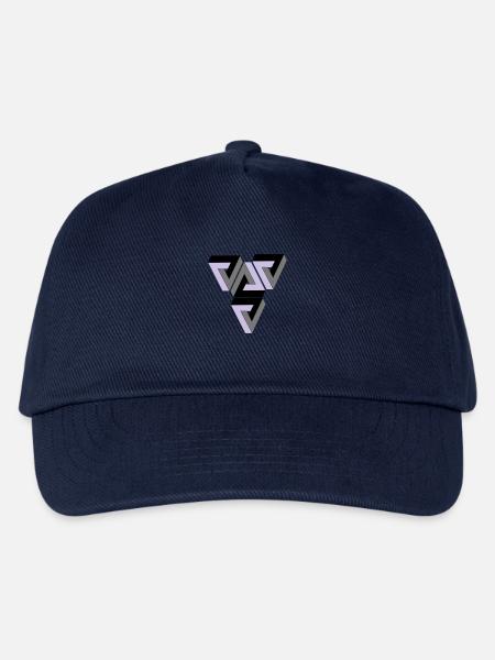 Penrose Triangle - Kids’ Baseball Cap - navy