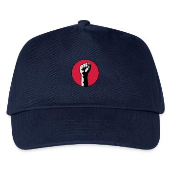 fist - Kids’ Baseball Cap - navy - Front
