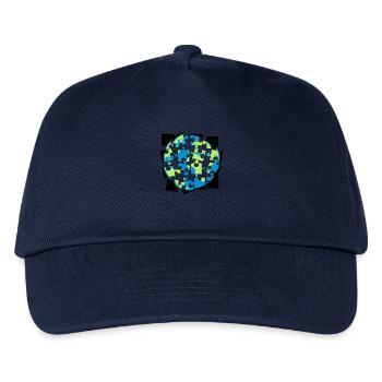 Pièces de puzzle de la terre pièce de puzzle construire spi - Casquette de baseball Enfant - marine - Devant
