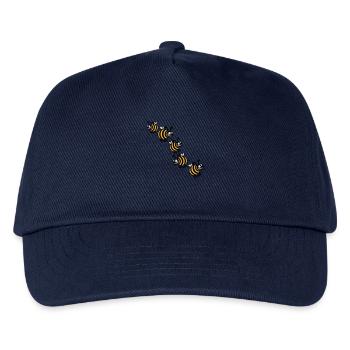 Thick crazy bees - Kids’ Baseball Cap - navy - Front