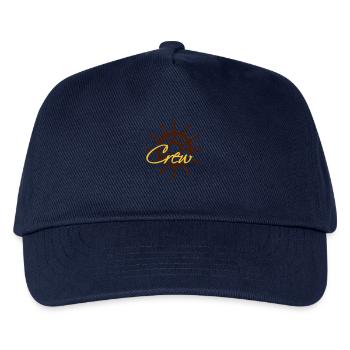 Crew Steuerrad Rang Logo - Kinder Basecap - Navy - Vorne
