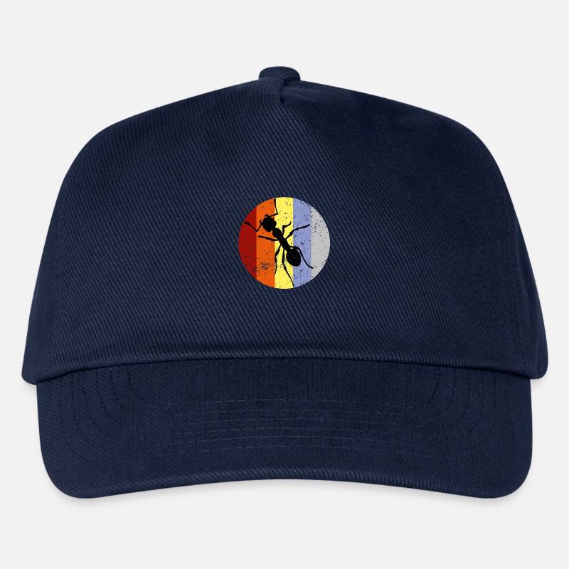 Retro Ameise - Kinder Basecap - Navy
