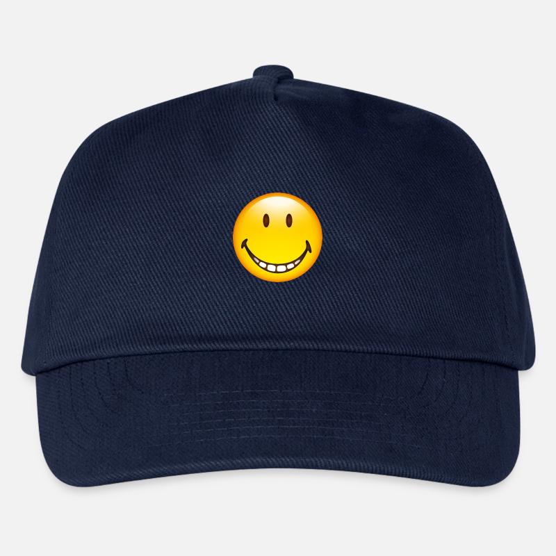 Smiley Grin - Kinder Basecap - Navy