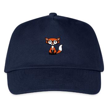 Nerd Fuchs Design - Kinder Basecap - Navy - Vorne