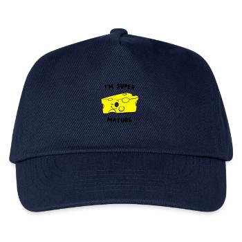 I'm Super Mature Cheese - Kids’ Baseball Cap - navy - Front