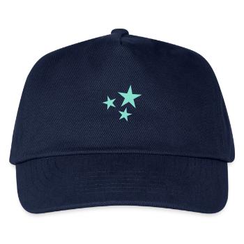 STERN. STERN. STERNE. FEST. JAHRESTAG. WEIHNACHTEN - Kinder Basecap - Navy - Vorne
