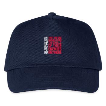 drinks from enemies skulls - Kinder Basecap - Navy - Vorne