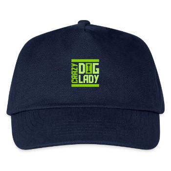 Citation de Crazy Dog Lady - Casquette de baseball Enfant - marine - Devant