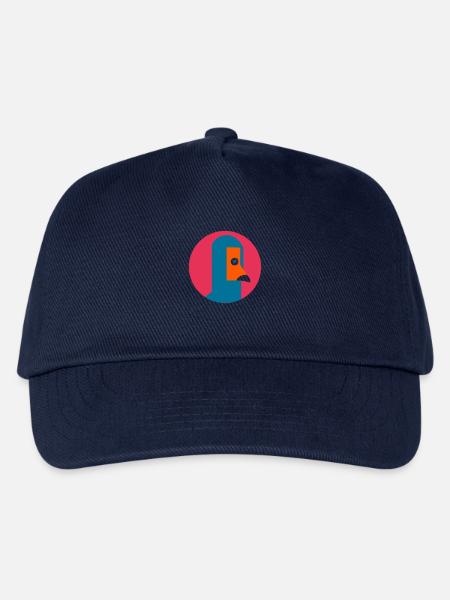 Pop-Style Flamingo - Kinder Basecap - Navy