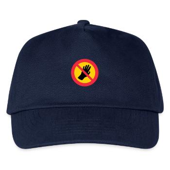 Bitte fass mich nicht an - Autismus - Asperger - Kinder Basecap - Navy - Vorne