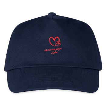 Du bist mein ganzes Leben 1 - Kinder Basecap - Navy - Vorne