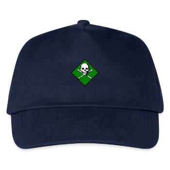 Skull and bones - Kids’ Baseball Cap - navy - Front