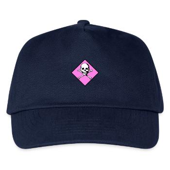 Crâne et os - Casquette de baseball Enfant - marine - Devant