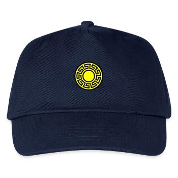 Modèle de disque - Casquette de baseball Enfant - marine - Devant