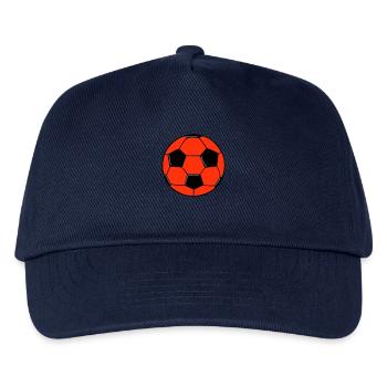 Fußball - Kinder Basecap - Navy - Vorne