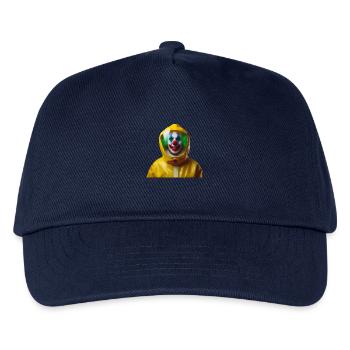 Verrückter Clown im Seuchenschutzanzug - Kinder Basecap - Navy - Vorne