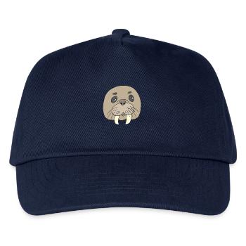 walrus - Kids’ Baseball Cap - navy - Front