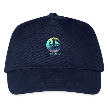 WK Surf dream Frau - Kinder Basecap - Navy - Vorne