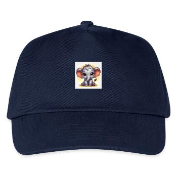 Elefant Baby - Kinder Basecap - Navy - Vorne