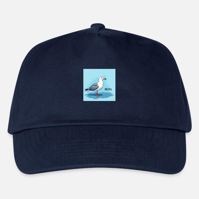 Moin, Möwe - Kinder Basecap - Navy
