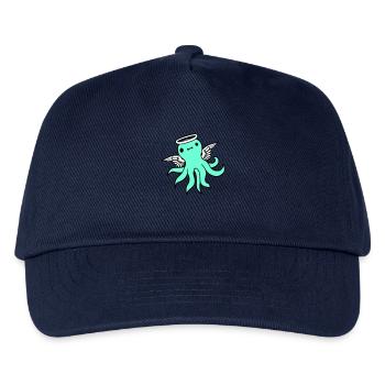 Octopus Angel Wings Halo Flying Octopus - Kids’ Baseball Cap - navy - Front