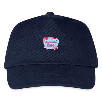 Chronically Cute Lolly Schleife Pillen Diamanten - Kinder Basecap - Navy - Vorne