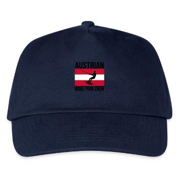 Austrian Wake Crew Wakeboard Shirt - Kids’ Baseball Cap - navy - Front
