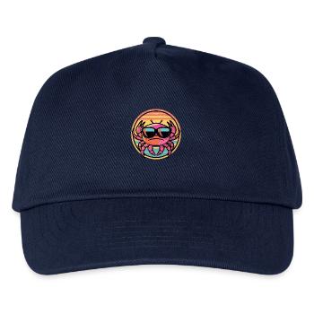 Crab Crab Cool Comic - Kids’ Baseball Cap - navy - Front