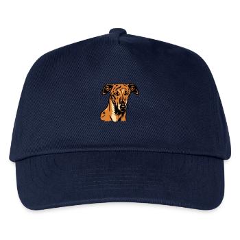 Galgo Español - Portrait - Kinder Basecap - Navy - Vorne