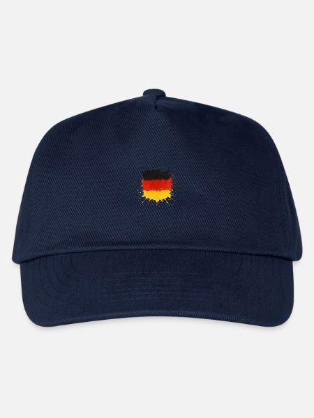 deutschland klecks fahne - Kinder Basecap - Navy