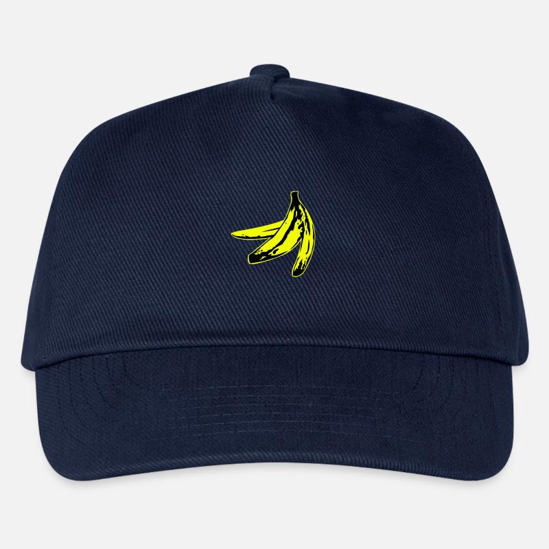 warholish banana peel - Kinder Basecap - Navy