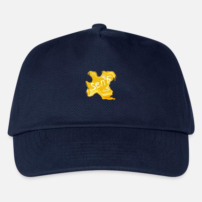 Senf-fleck - Kinder Basecap - Navy