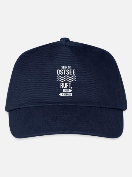 Wenn die Ostsee ruft, ...muss ich gehen! | Norden - Kinder Basecap - Navy