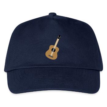 Gitarre - Kinder Basecap - Navy - Vorne