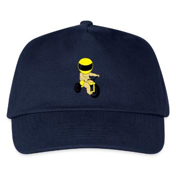 Baby Bike - Kinder Basecap - Navy - Vorne