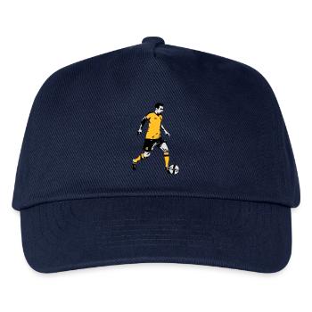 Soccer - Kids’ Baseball Cap - navy - Front