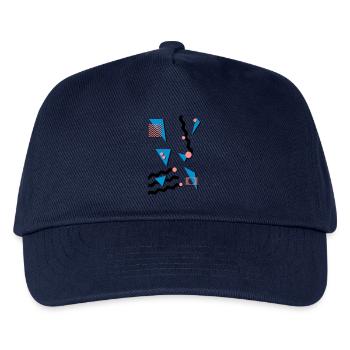 RETRO - Casquette de baseball Enfant - marine - Devant
