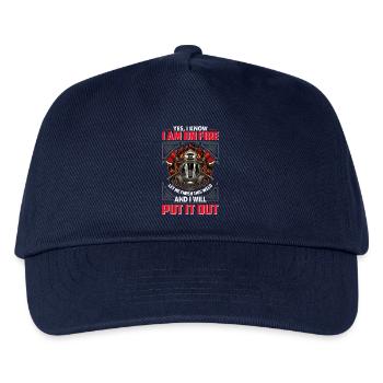 fire Department - Kids’ Baseball Cap - navy - Front
