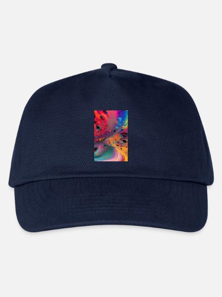 Abstrakte Kunst - Kinder Basecap - Navy