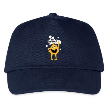 Monster unschuldig "Der war's" Comic Zeigefinger - Kinder Basecap - Navy - Vorne