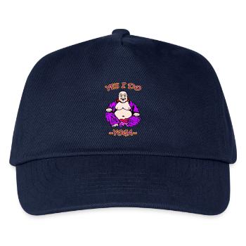 Illustration de yoga humoristique - Casquette de baseball Enfant - marine - Devant