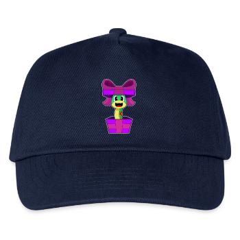Schlange Weihnachten Paket - Kinder Basecap - Navy - Vorne