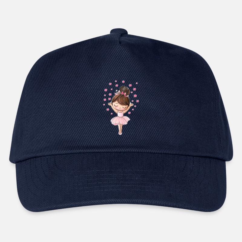 Ballerina mit Sternen - Kinder Basecap - Navy