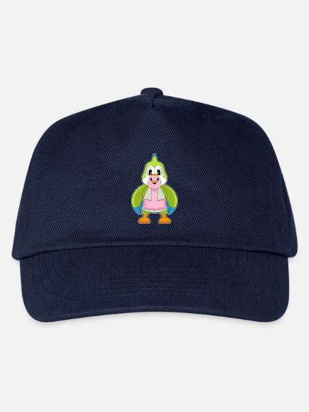 Papagei Flamingo - Kinder Basecap - Navy
